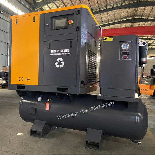 11kw 15hp 220V 440V 60HZ 500L PM VSD rotary screw gas air compressor