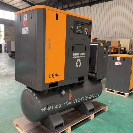 11kw 15hp 400V 415V 50HZ 380L PM VSD rotary screw gas air compressor