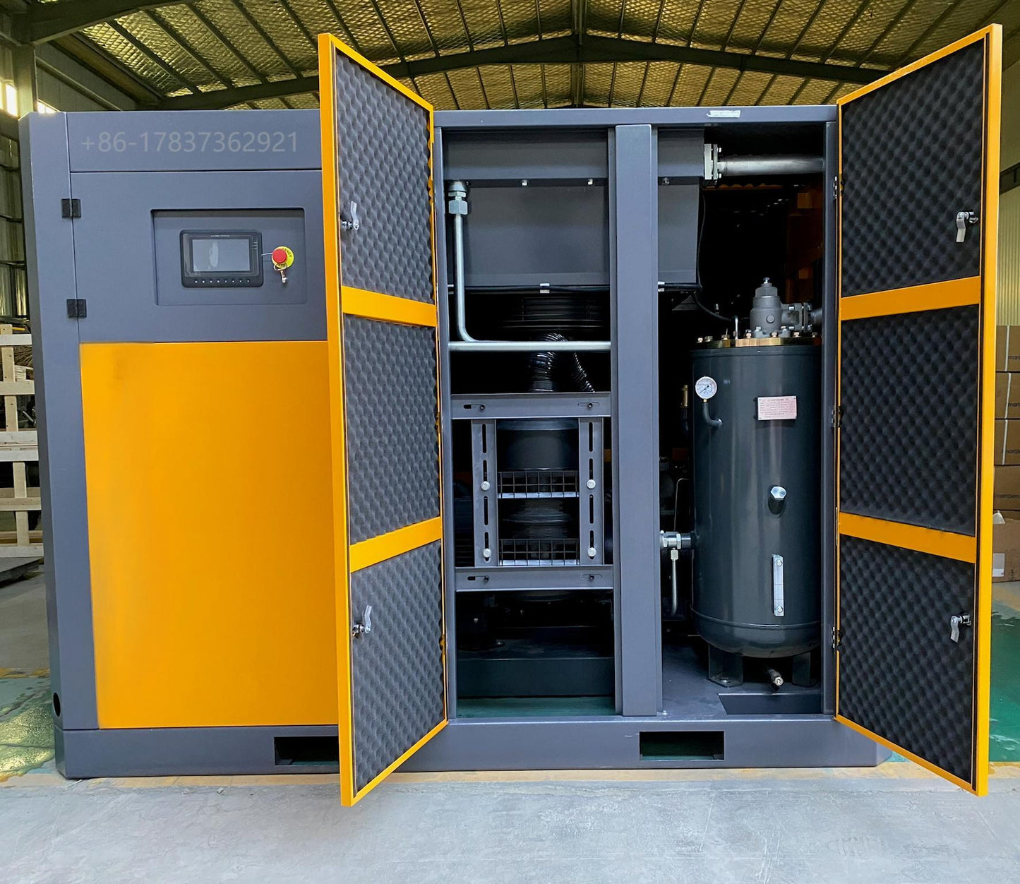 37kw 50hp 400V 415V PM VSD screw air compressor