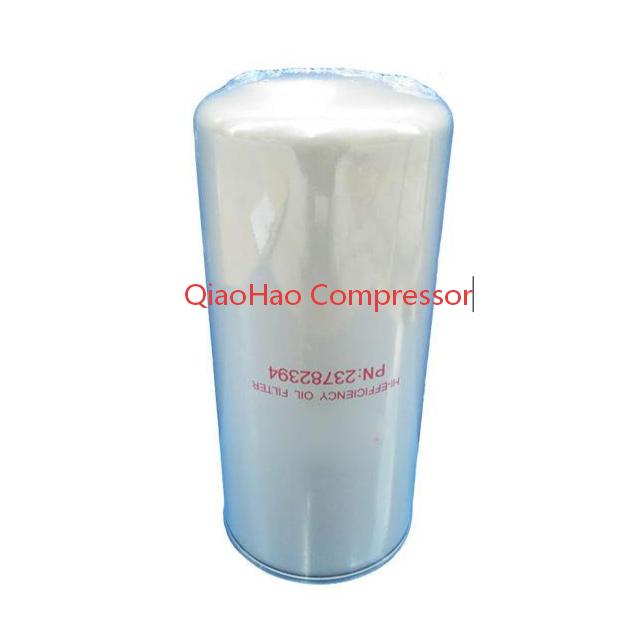 Qiaohao 42843805 23782394 air compressor oil filter for Ingersoll Rand