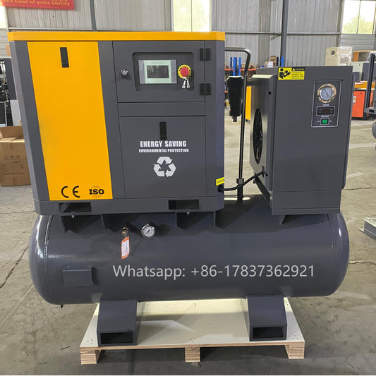 15kw 20hp 220V 440V 60HZ 500L PM VSD rotary screw gas air compressor