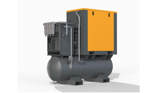 350L 7.5kw 10hp air dryer tank rotary screw gas air compressor