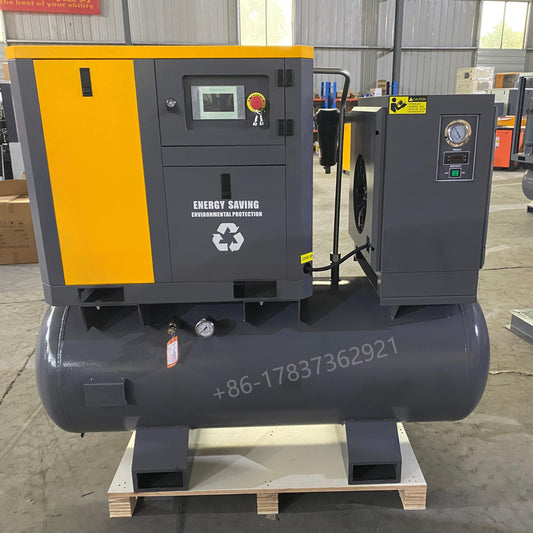 7.5kw 10hp 220V 440V 4in1 laser cutting machine screw air compressor