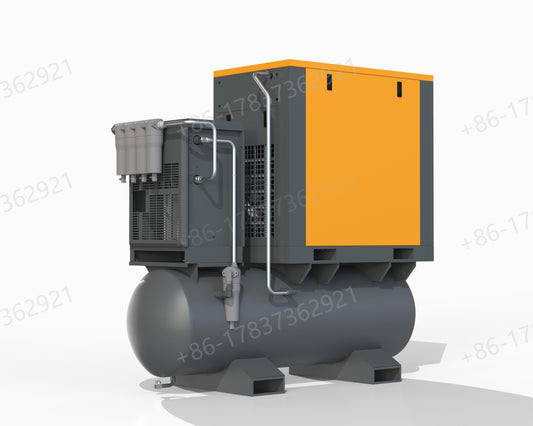 7.5kw 10hp 380V 50HZ 4in1 laser cutting machine screw air compressor