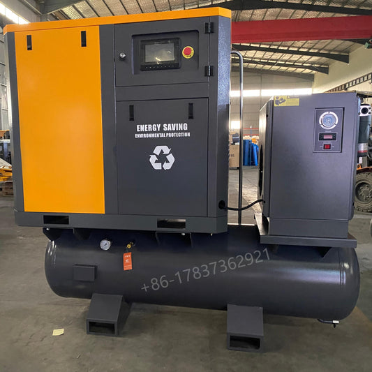 7.5kw 10hp 400V 415V 4in1 laser cutting machine screw air compressor