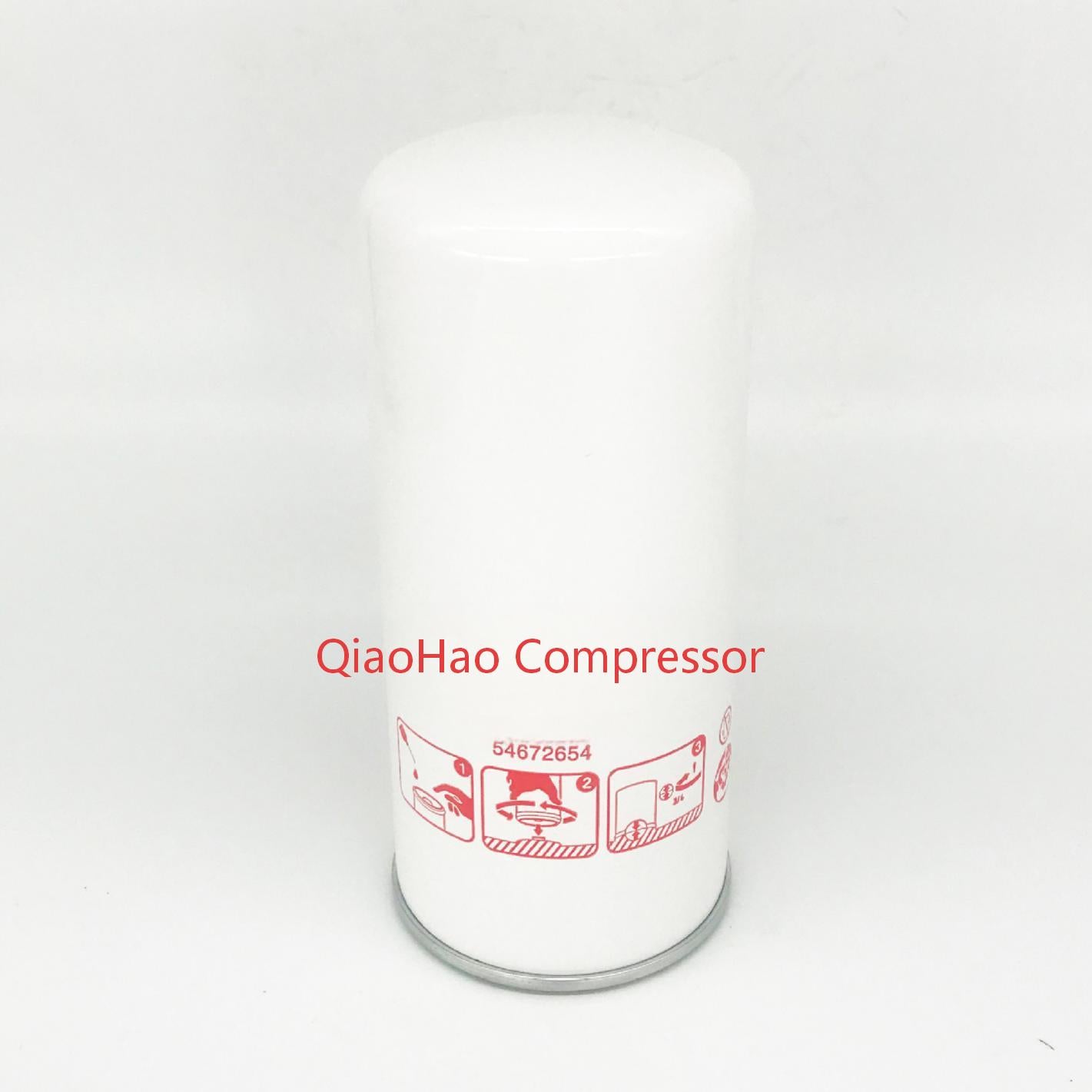 Qiaohao 54672654 screw air compressor oil filter for Ingersoll Rand