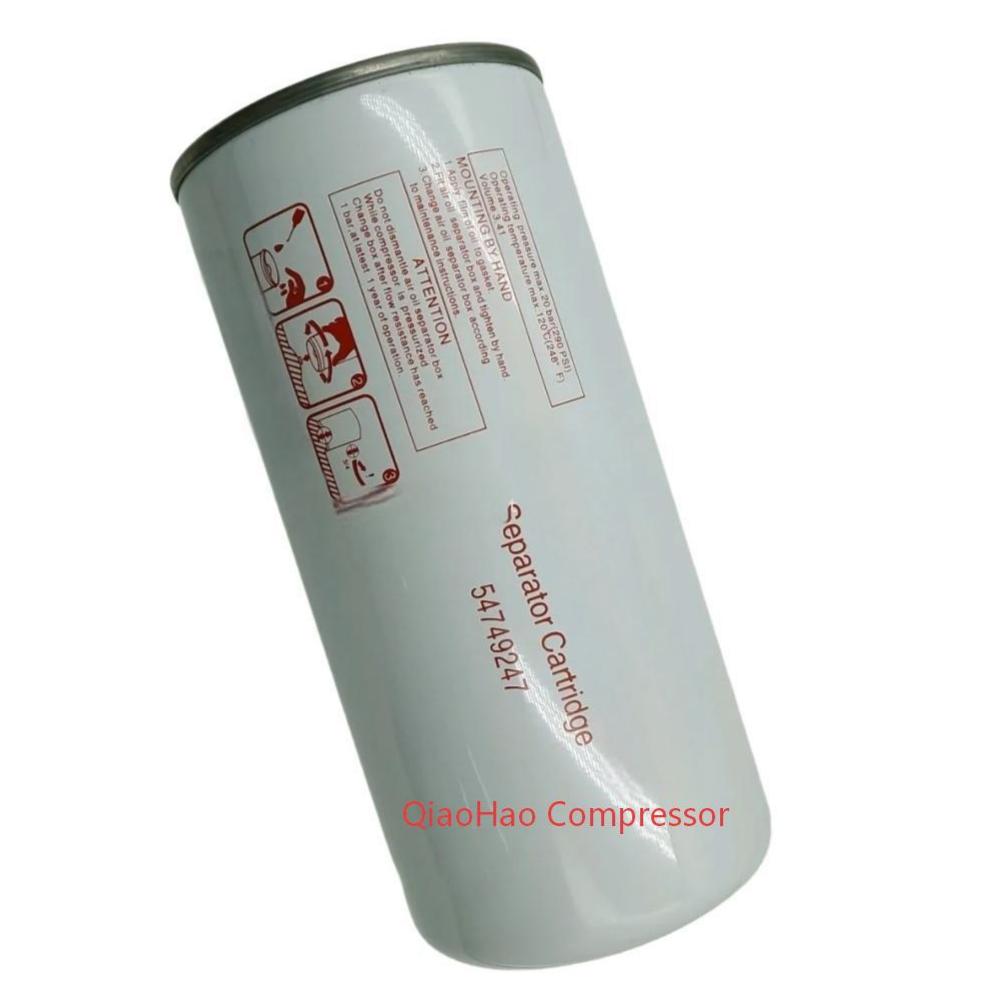 Qiaohao 54749247 air oil separator filter for Ingersoll Rand